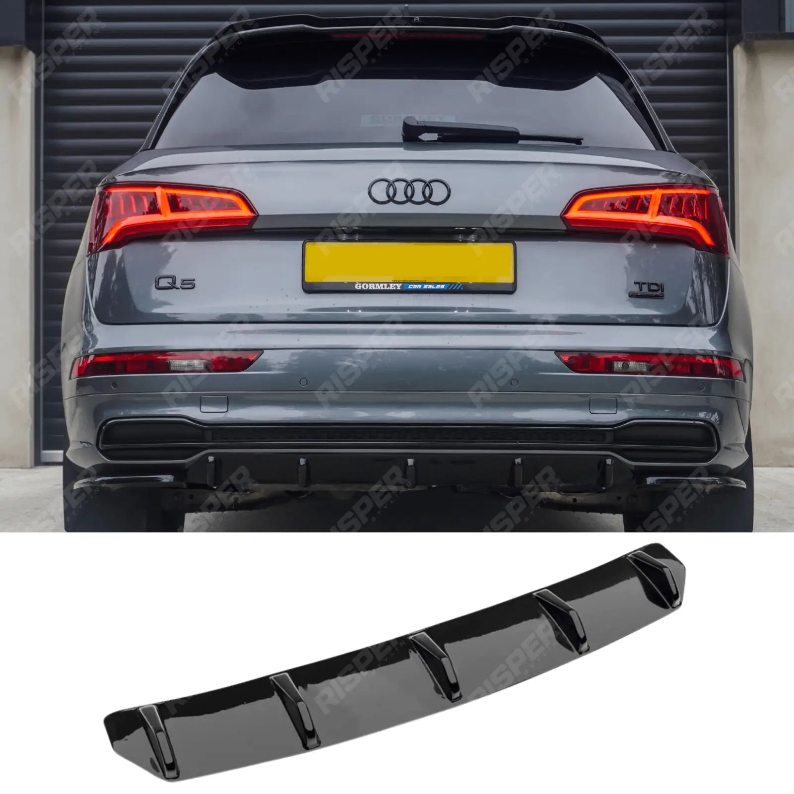 Audi SQ5 MK2 2017 - 2020 Rear Valance / Audi Q5 S - Line MK2 2017 - 2020 Rear Valance Main image