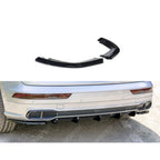 AUDI SQ5/Q5 S - LINE MK2 2017+ - MAXTON REAR BUMPER SPLITTERS - GLOSS BLACK