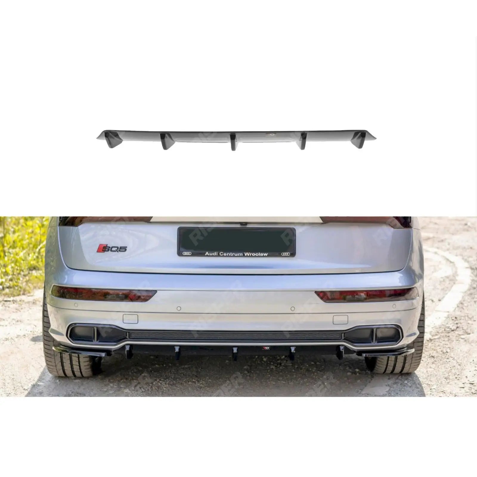 AUDI SQ5/Q5 S - LINE MK2 2017+ - MAXTON REAR VALANCE - GLOSS BLACK