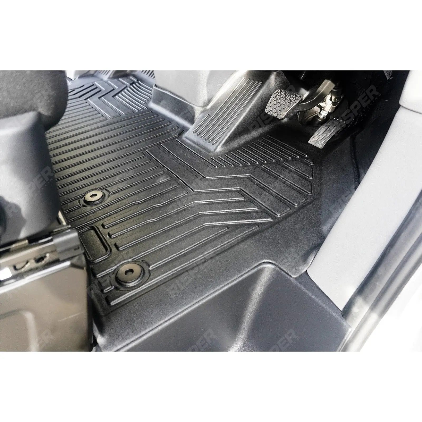 Automatic Mud Block Tailored Floor Mat 1 Piece For Ford Transit Custom 2023 on Secondary image
