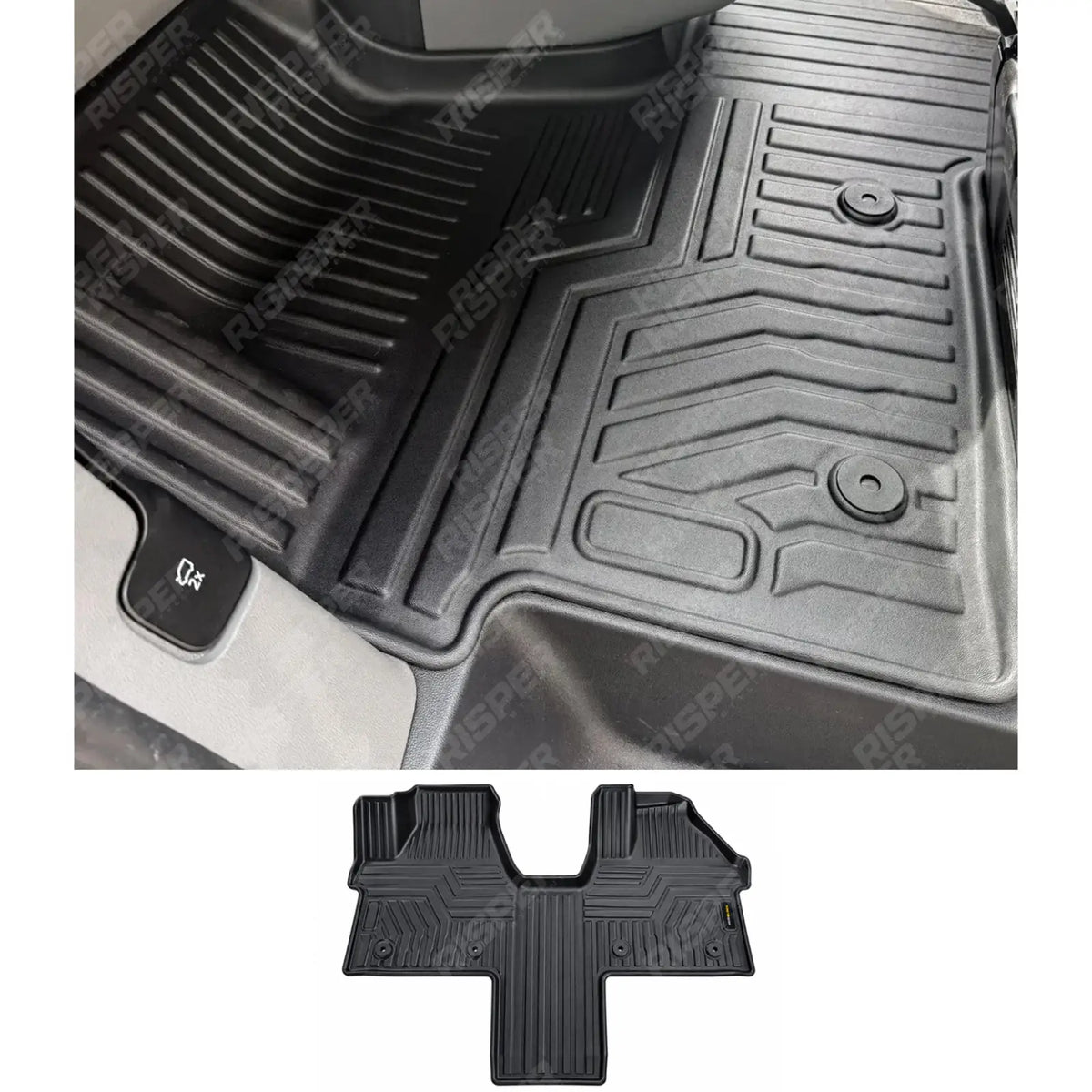 Automatic Version Tailored Mudblock Front Mat For Ford Transit Custom 2023 on Sport / MSRT - Floor Mats
