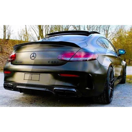 Mercedes C-Class C205 Coupe - 2014-2019 - FD Style Spoiler - Gloss Black