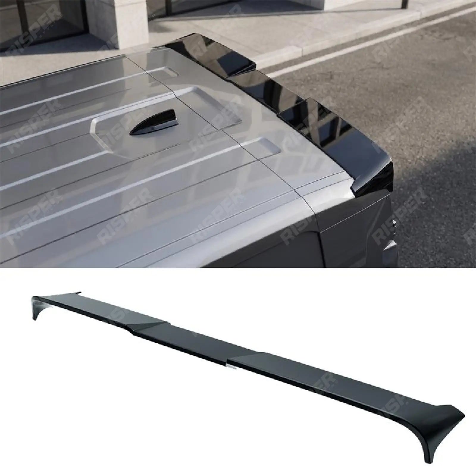 Barn Door Rear Spoiler in Gloss Black For Kia Pv5 Cargo 2025+ - Rear Spoilers Main image