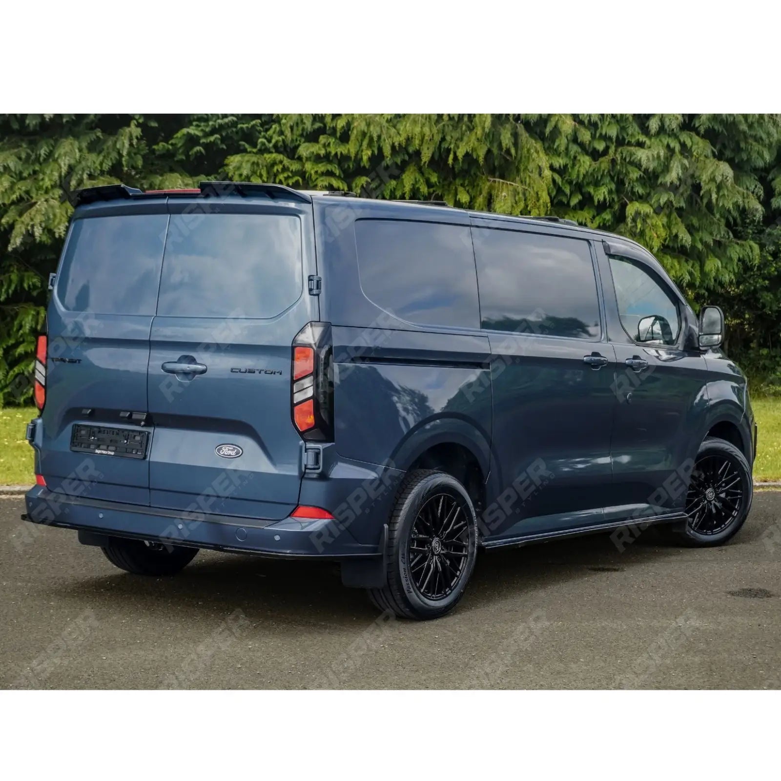 Ford Transit Custom MK2 2024 on SWB Full Low Line Aero Kit V1 In Gloss Black Aero Kit