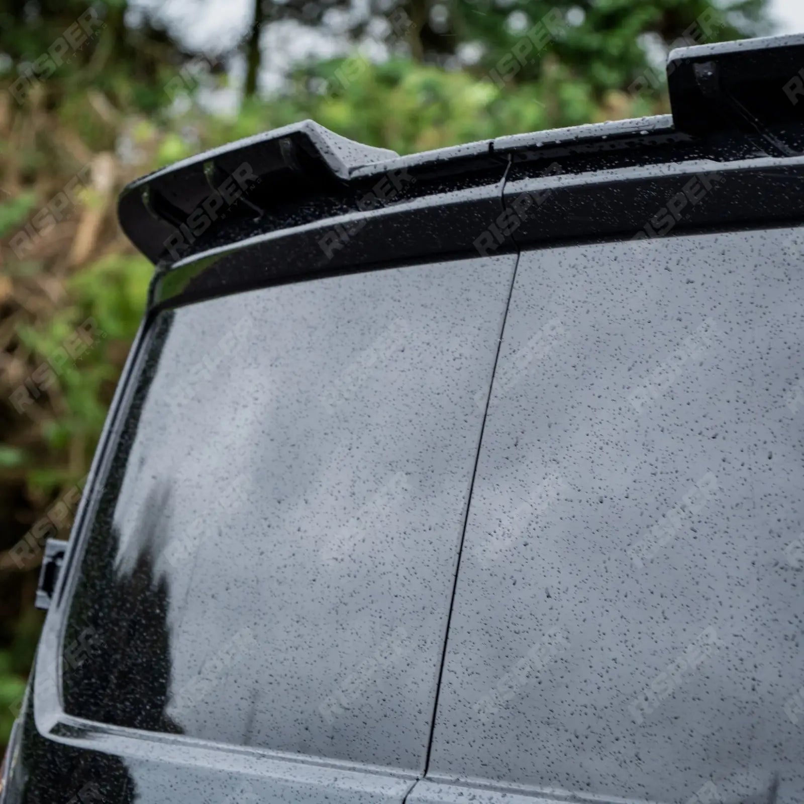 Volkswagen Transporter T7 2025+ Barn Door V1 Spoiler In Gloss Black Rear Spoilers