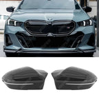 Batman Mirror Covers in Gloss Black For BMW 5/7/I5/I7 Series G60 G61 G68 G70 M5 G90 - Mirror Covers