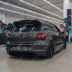 VW Polo 2009 - 2018 6C 6R GTI R 'Batman' Style Rear Spoiler in Gloss Black