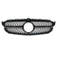 Black and Chrome Diamond Grill (Camera Compatible) For Mercedes C205 W205 2015-2018 - Grilles