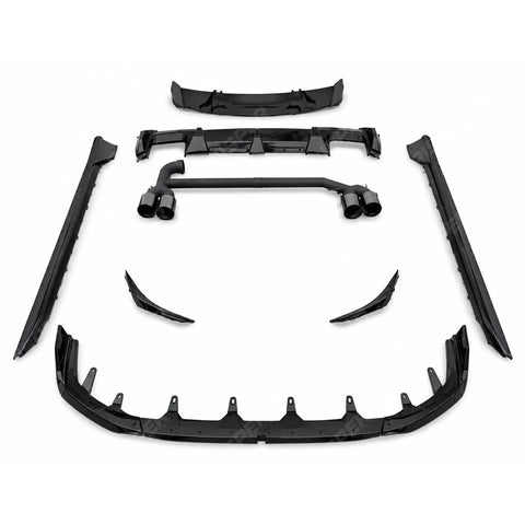 Black Knight Aero Body Kit in Gloss Black For BMW 1 Series F70 2024 on M-Performance - Aero Kit