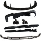 BMW X3 G01 2018-2021 Black Knight Aero Kit With Exhaust Tips In Gloss Black - Aero Kit