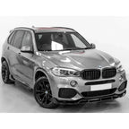 BMW X5 F15 2013-2018 Black Knight Front Splitter In Gloss Black - Front Splitter
