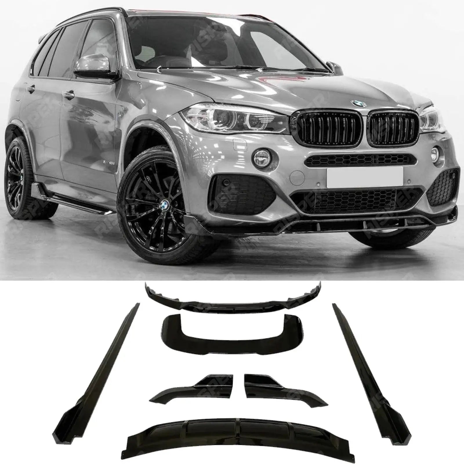 BMW X5 F15 2013 - 2018 M Sport - Black Knight Full Aero Kit in Gloss Black Main image