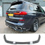BMW X7 2018-2023 Black Knight Rear Roof Spoiler In Carbon Style - Rear Spoilers