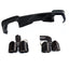 BMW X3 G01 PRE LCI Black Knight Rear Diffuser In Gloss Black (With Exhaust Tips) - Diffuser