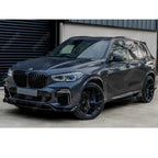 BMW X5 G05 M Sport 2018+ - Black Knight Side Skirt Splitters in Gloss Black