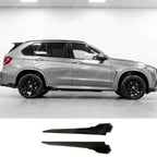 BMW X5 F15 2013-2018 Black Knight Side Skirts In Gloss Black - Side Skirt Splitters