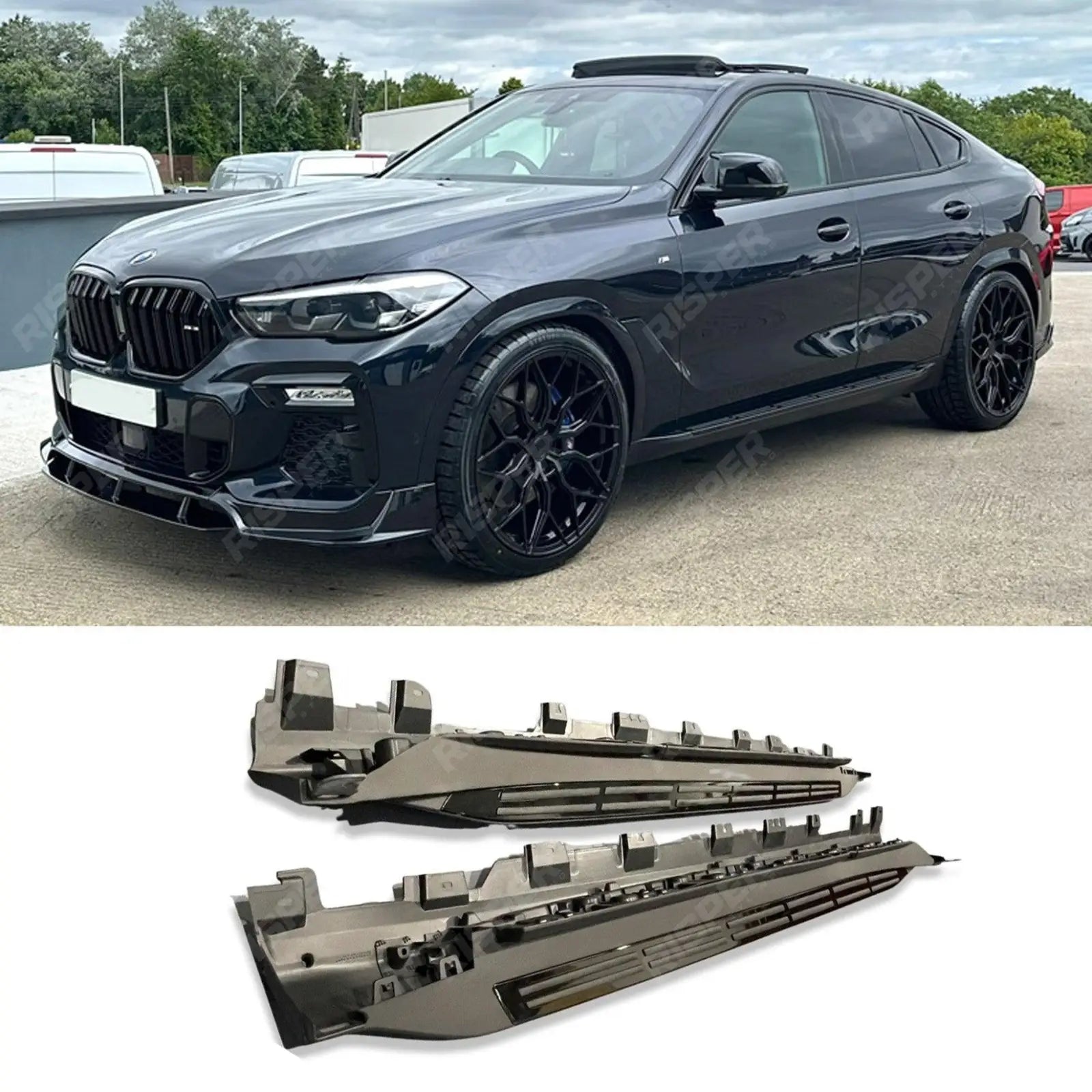 BMW X6 G06 2020 On Black OEM Style Running Boards – Side Step Main image