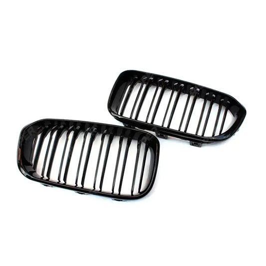 BMW 1 Series F20 2015 - 2019 Gloss Black Double Slat Grille