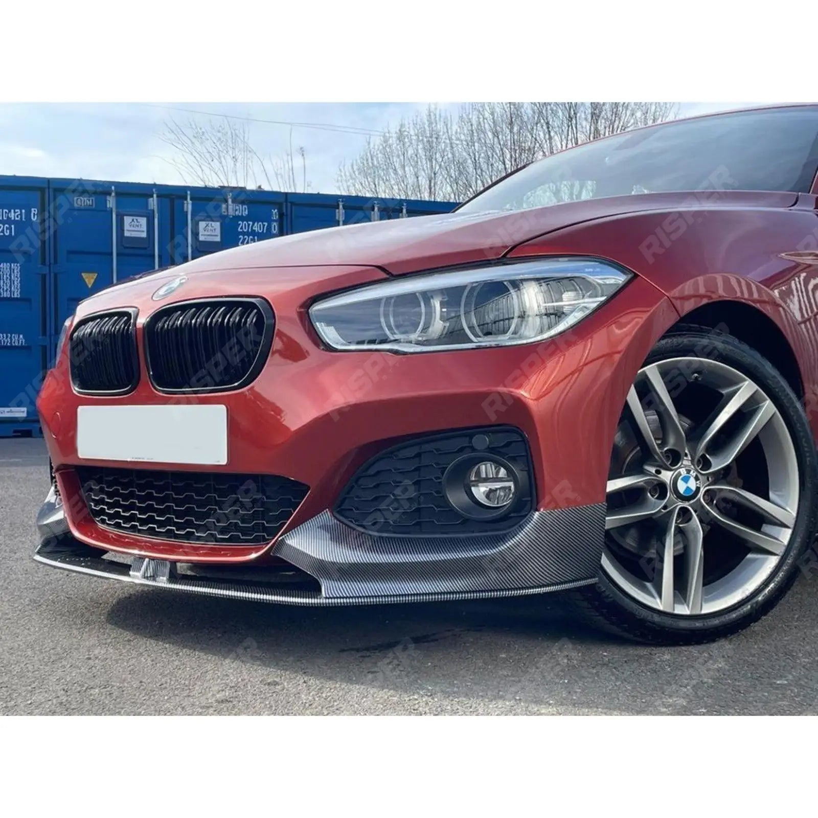 Bmw 1 Series F20 Lci - Front Splitter Lip M Sport In Carbon Look