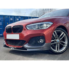 Bmw 1 Series F20 Lci - Front Splitter Lip M Sport In Carbon Look