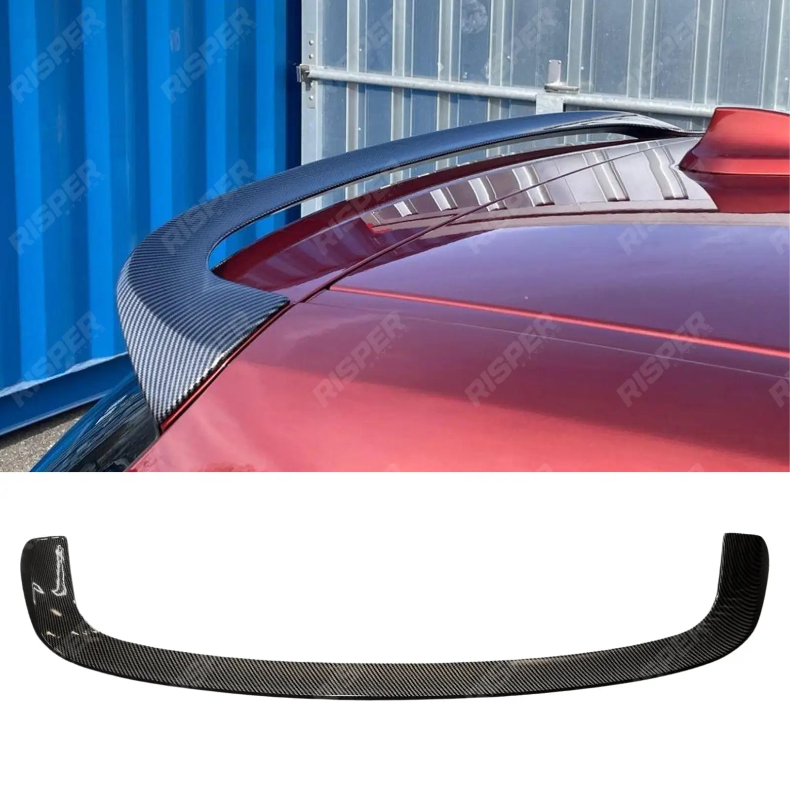 Bmw 1 Series F20 M Sport 2011 - 2018 Rear Spoiler V2 In Carbon Look Main image