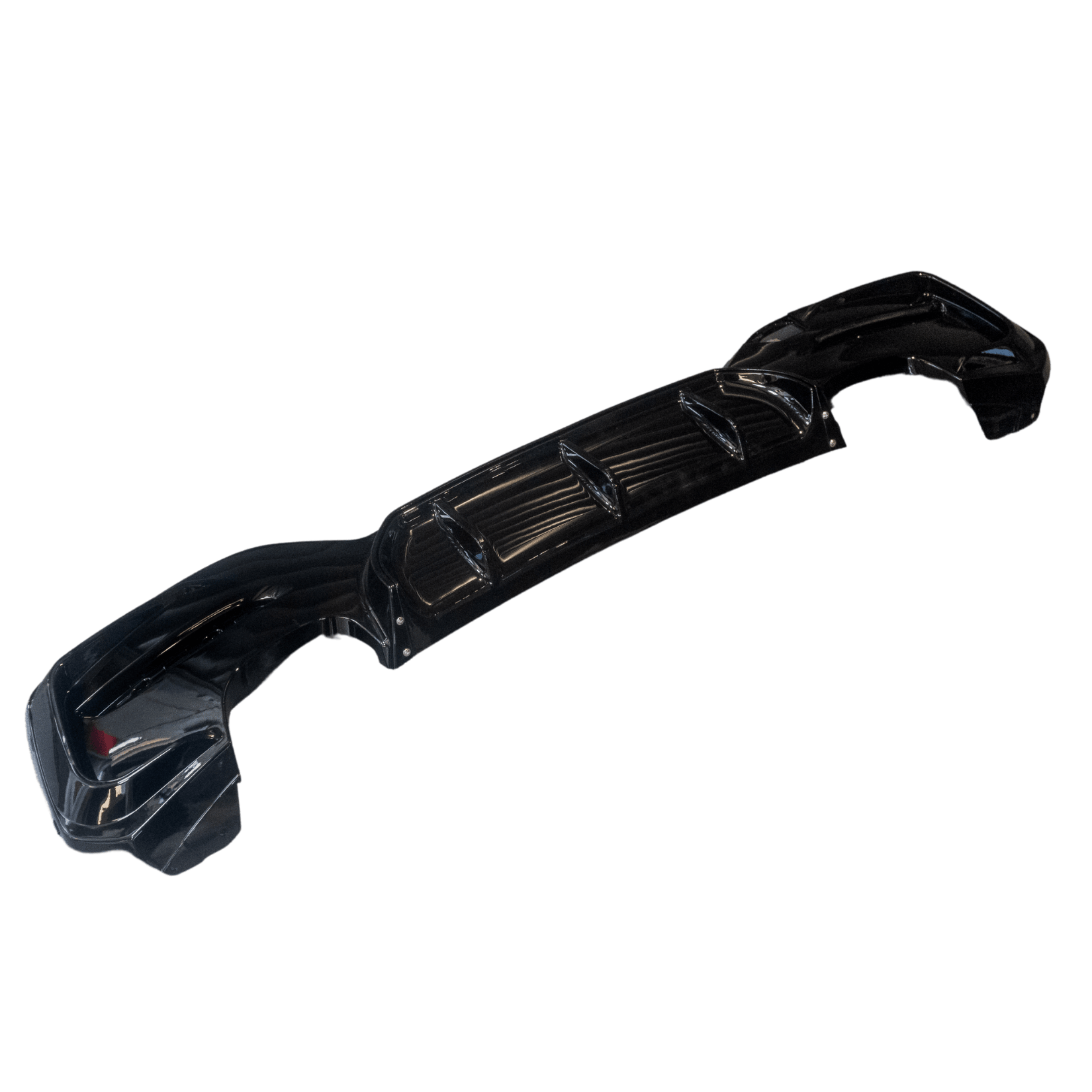 Bmw 1 Series F20 M Sport Lci 2015 - 2019 Rear Diffuser 00__00 In Gloss Black