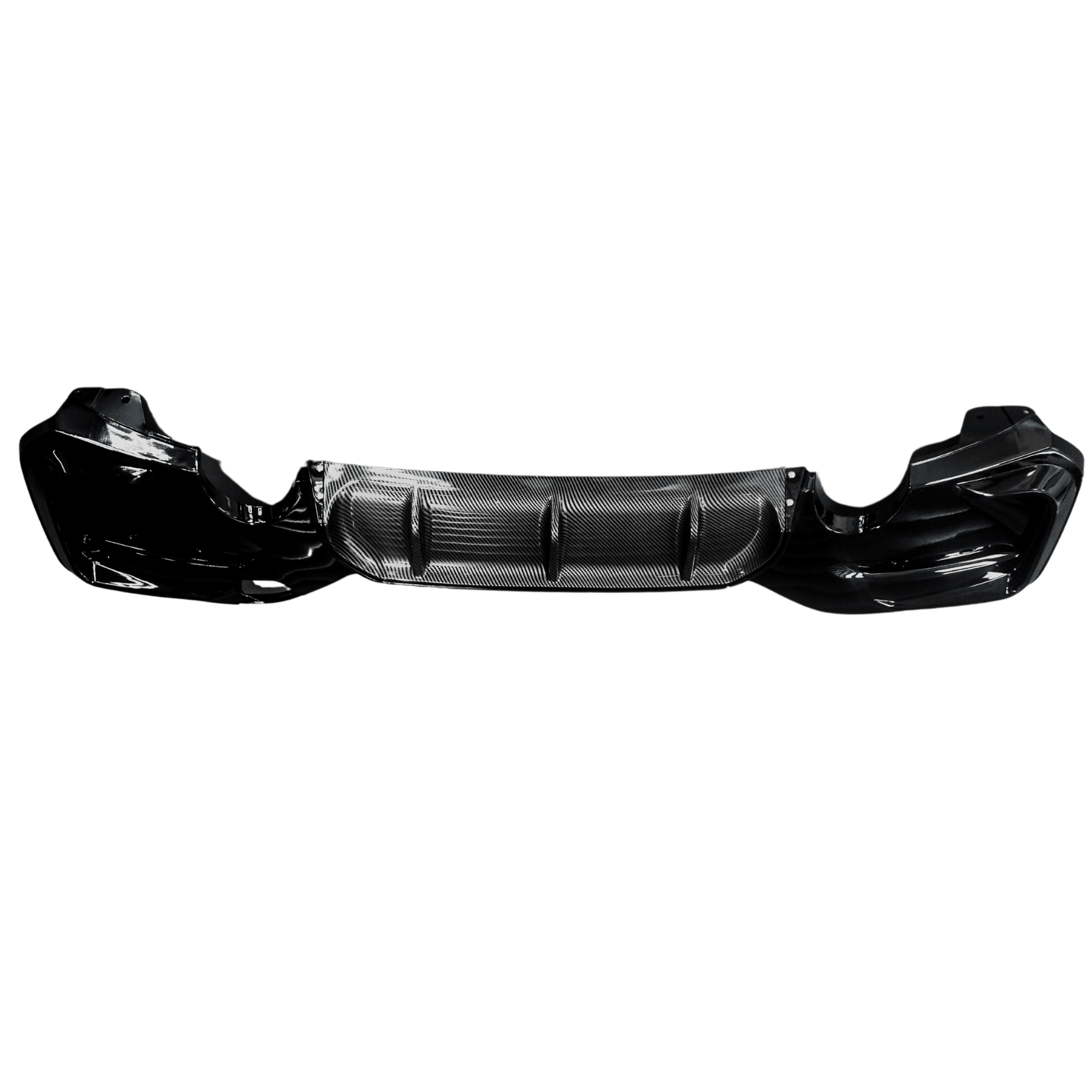 BMW 1 Series F20 M Sport LCI 2015 - 2019 Rear Diffuser Carbon Look 0___0