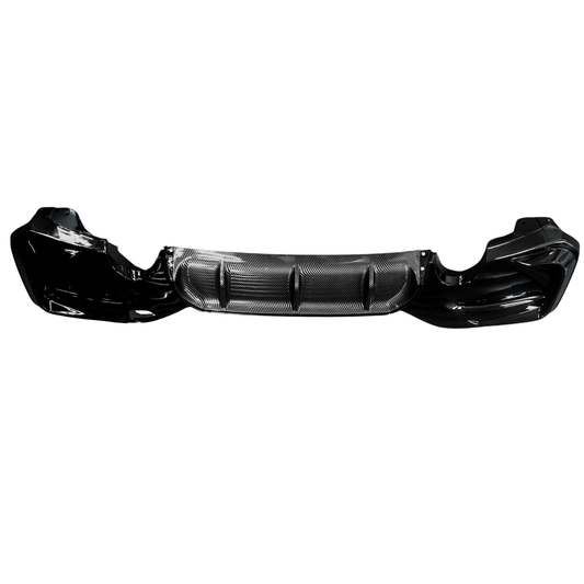 BMW 1 Series F20 M Sport LCI 2015 - 2019 Rear Diffuser Carbon Look 0___0