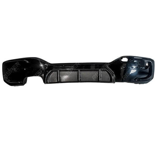 Bmw 1 Series F20 M Sport Lci 2015 - 2019 Rear Diffuser In Carbon Look 00____