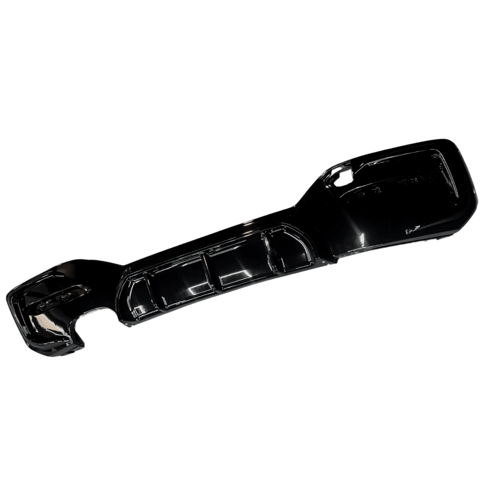 Bmw 1 Series F20 M Sport LCI 2015 - 2019 Rear Diffuser In Gloss Black 00____