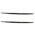 Bmw 1 Series F20 M Sport Lci 2015 - 2019 Side Skirt Splitters In Gloss Black