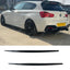 Bmw 1 Series F20 M Sport Lci 2015 - 2019 Side Skirt Splitters In Gloss Black
