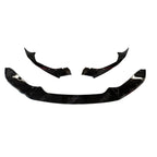 BMW 1 Series F20 M Sport LCI Facelift 2015 - 2019 Gloss Black Front Splitter Lip