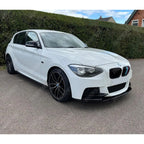 Bmw 1 Series F20 M Sport Pre Lci 2012 - 2015 Front Splitter In Gloss Black