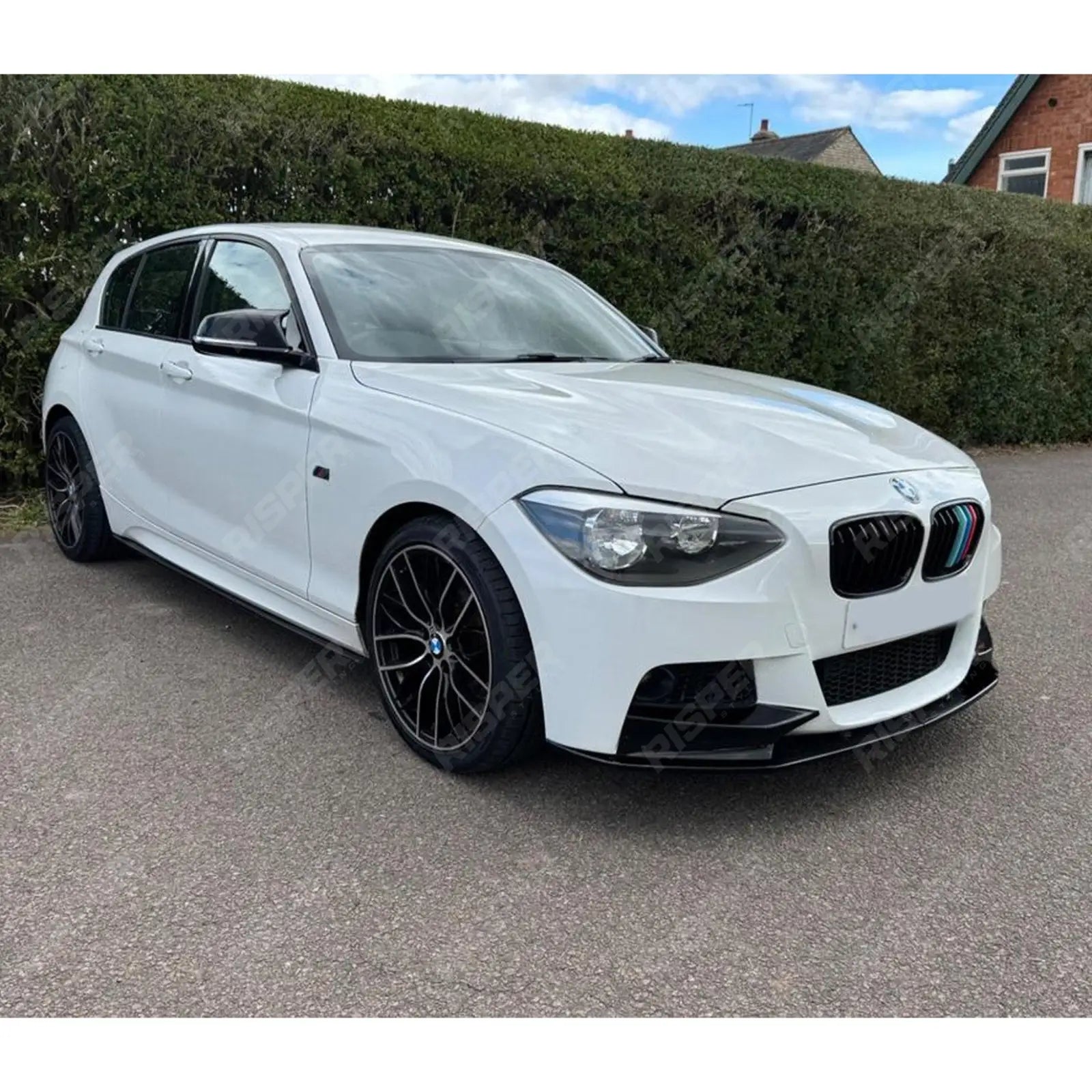 Bmw 1 Series F20 M Sport Pre Lci 2012 - 2015 Front Splitter In Gloss Black