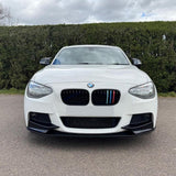 Bmw 1 Series F20 M Sport Pre Lci 2012 - 2015 Front Splitter In Gloss Black