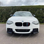 Bmw 1 Series F20 M Sport Pre Lci 2012 - 2015 Front Splitter In Gloss Black