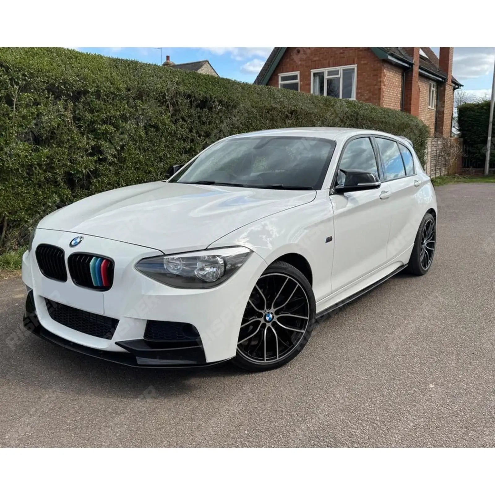 Bmw 1 Series F20 M Sport Pre Lci 2012 - 2015 Front Splitter In Gloss Black