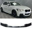 Bmw 1 Series F20 M Sport Pre Lci 2012 - 2015 Front Splitter In Gloss Black