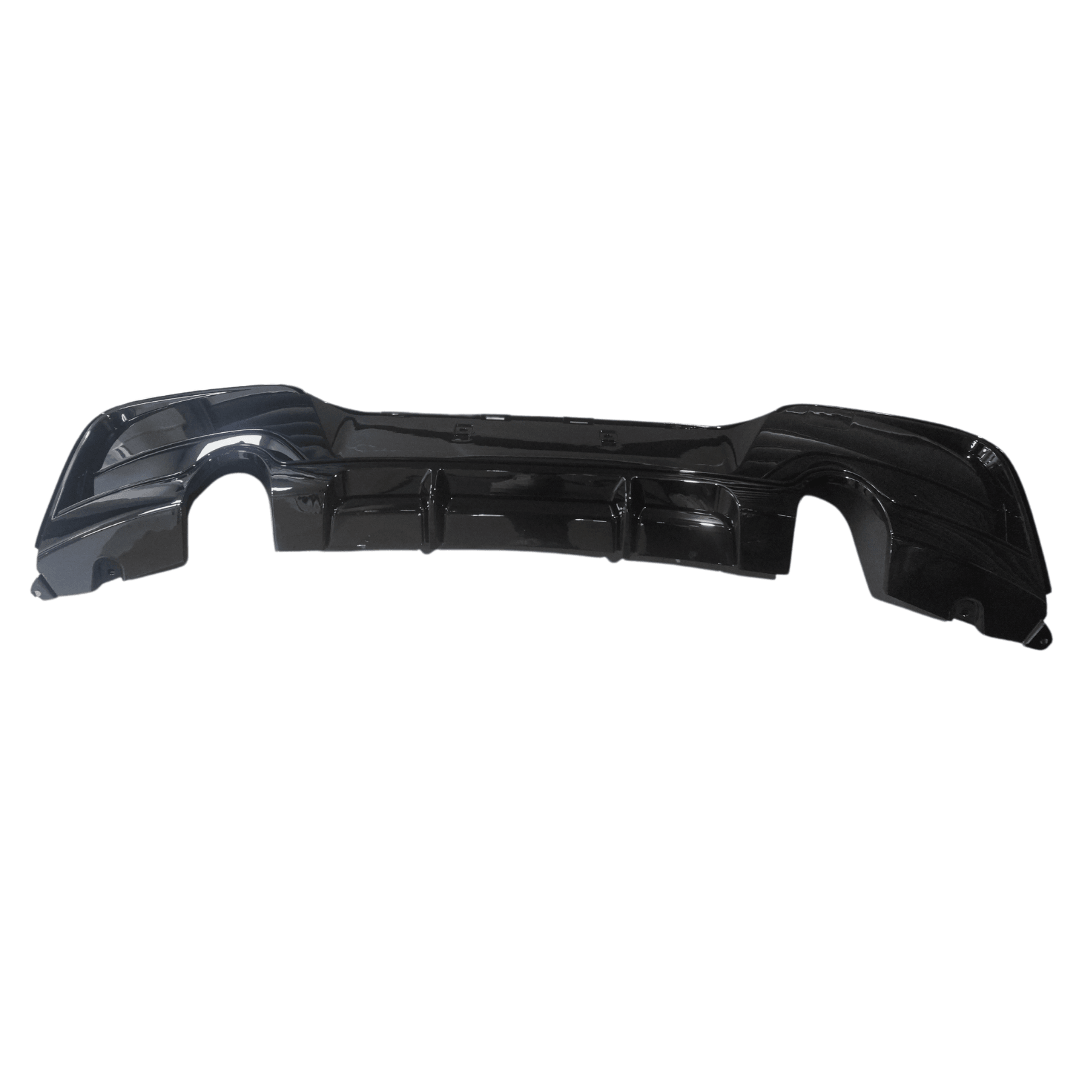 Bmw 1 Series F20 M Sport Pre Lci 2012 - 2015 Rear Diffuser 0__0 In Gloss Black