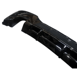 Bmw 1 Series F20 M Sport Pre Lci 2012 - 2015 Rear Diffuser 00__ In Gloss Black