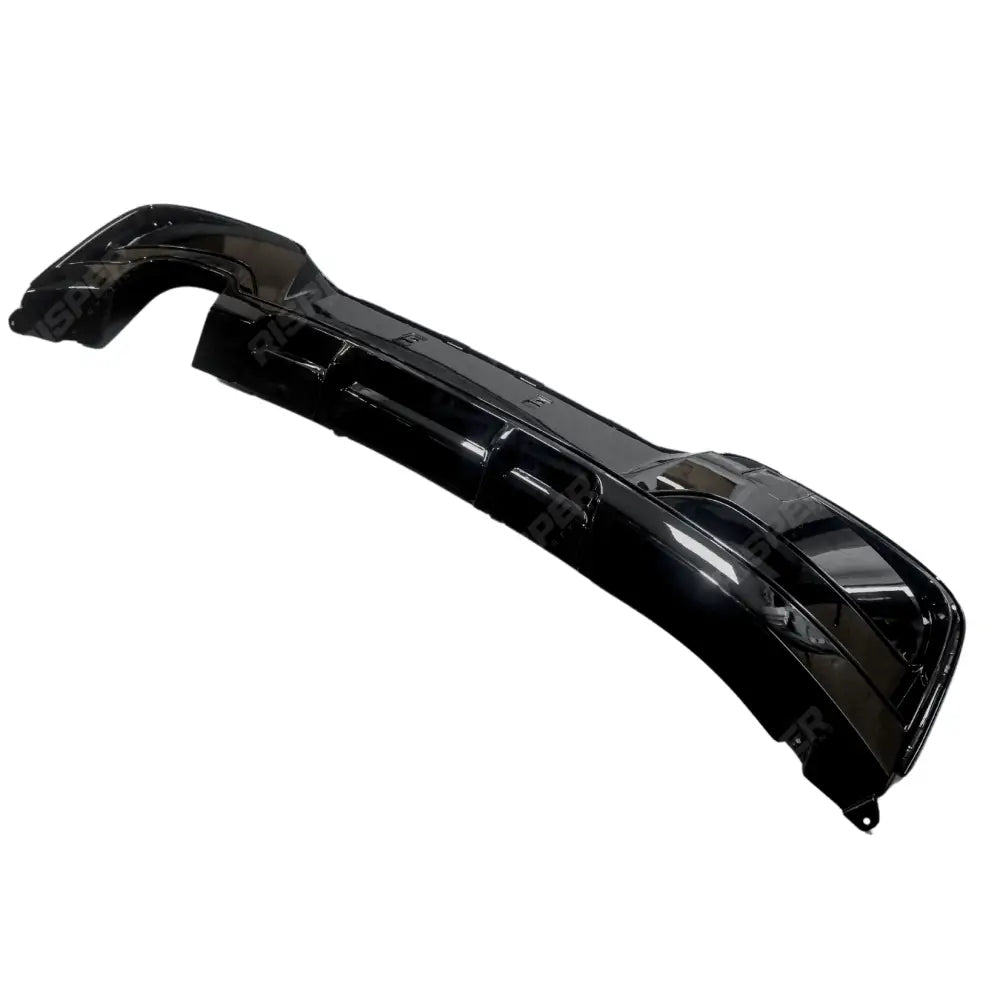 Bmw 1 Series F20 M Sport Pre Lci 2012 - 2015 Rear Diffuser 00__ In Gloss Black