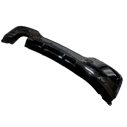 Bmw 1 Series F20 M Sport Pre Lci 2012 - 2015 Rear Diffuser 00__ In Gloss Black