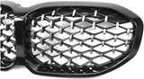 BMW 1 Series F40 2018 - 2024 Gloss Black Diamond Style Front Grill