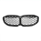 BMW 1 Series F40 2018 - 2024 Gloss Black Diamond Style Front Grill