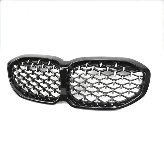 BMW 1 Series F40 2018 - 2024 Gloss Black Diamond Style Front Grill