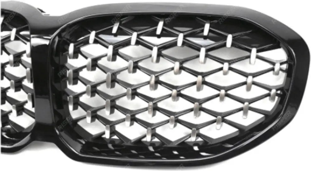 BMW 1 Series F40 2018 - 2024 Gloss Black Diamond Style Front Grill