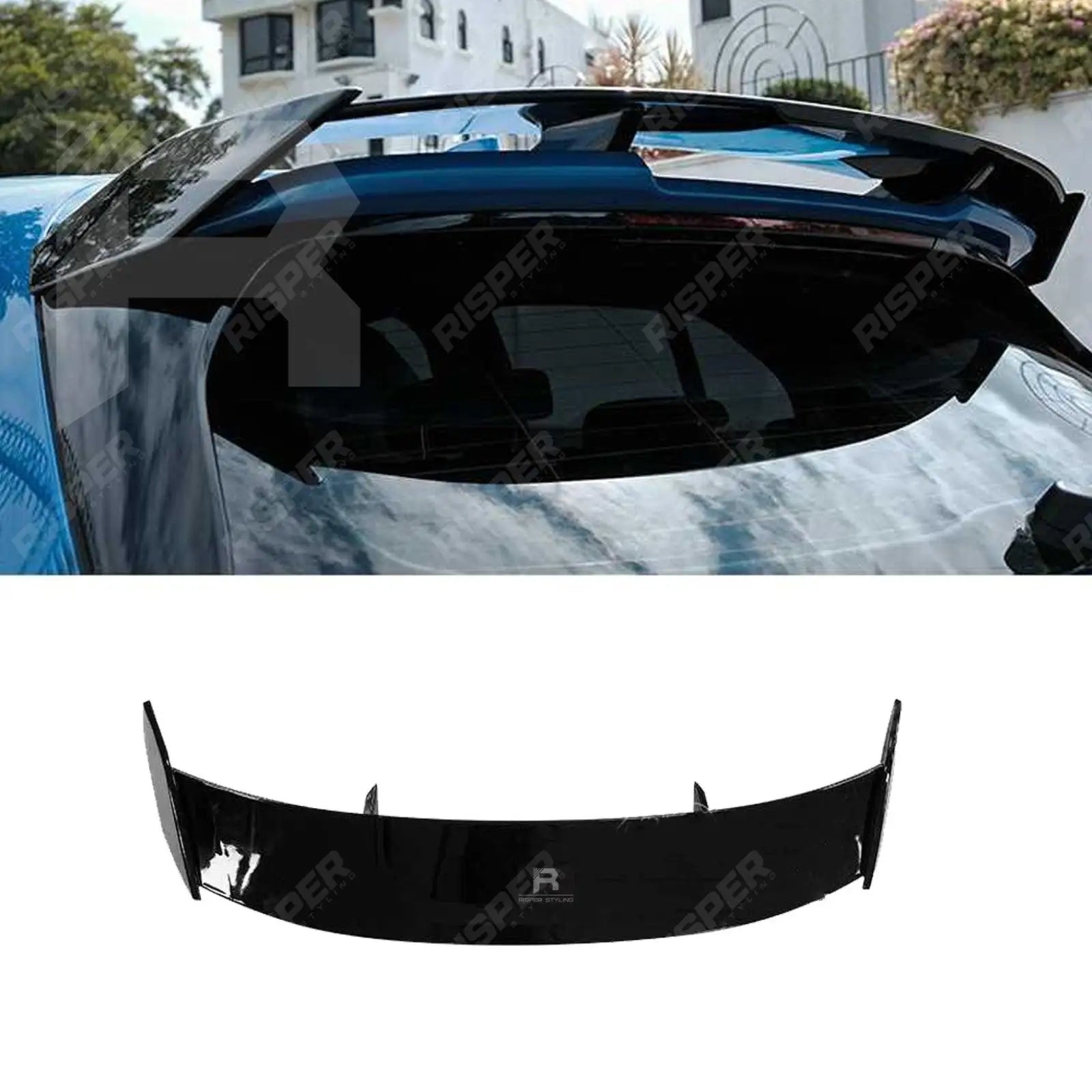 BMW 1 Series F40 M Sport 2018 - 2024 Gloss Black Rear Roof Spoiler Main image