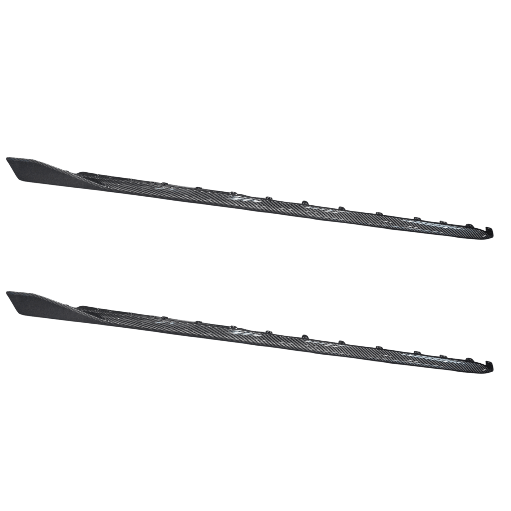 Bmw 1 Series F40 M Sport 2018 - 2024 M135i Side Skirt Splitters In Carbon Look