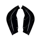 BMW 1 SERIES F40 M SPORT 2019-2024 REAR BUMPER CORNER SPLITTERS IN GLOSS BLACK Rear Side Splitters